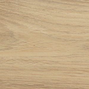 Tarima flotante de madera de roble blanco cepillado.